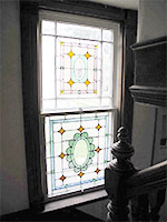 122 Bridge Street East - Stained Glass in Stairway