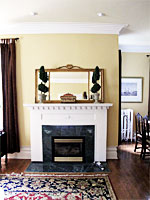 184 Bridge Street East - Gas Fireplace in Living Room