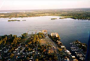 Belleville Harbour from the RE/MAX Balloon 2