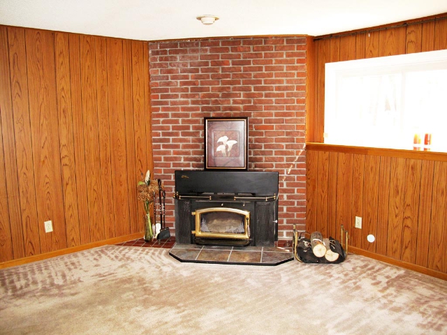 100 Montrose Rd - Fireplace in Rec Room