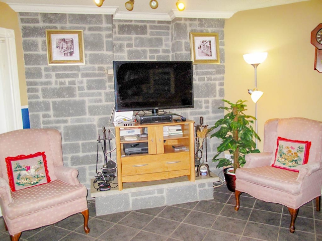 1079 Harold Road - Fireplace in Rec Room