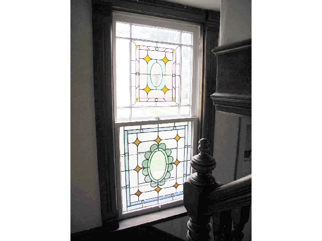 122 Bridge St. E. - Stained Glass in Stairway