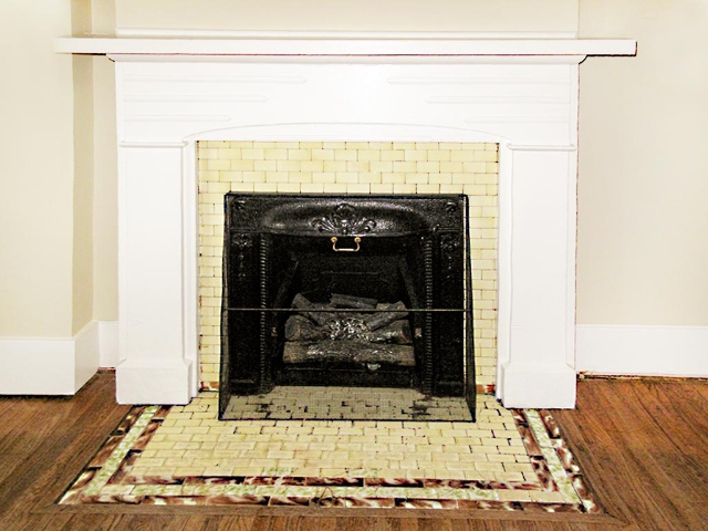 143 Ann Street - Fireplace Mantel in Living Room