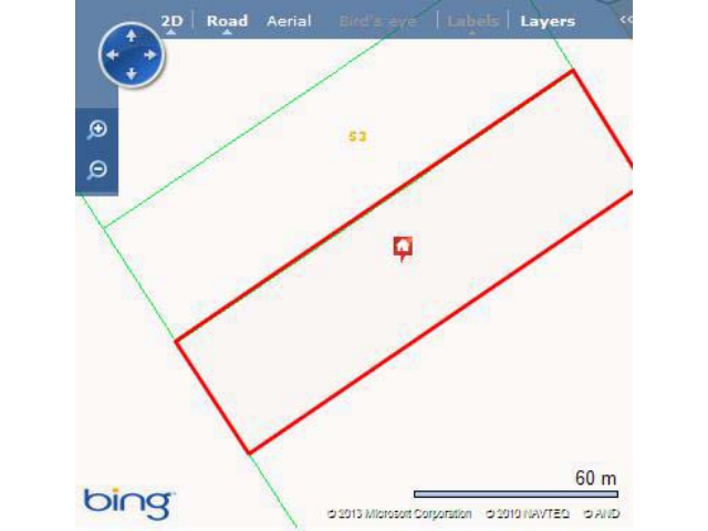 4347 Highway 62 South - Property Lot Lines