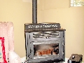 1079 Harold Road - Pellet Stove in Rec Room