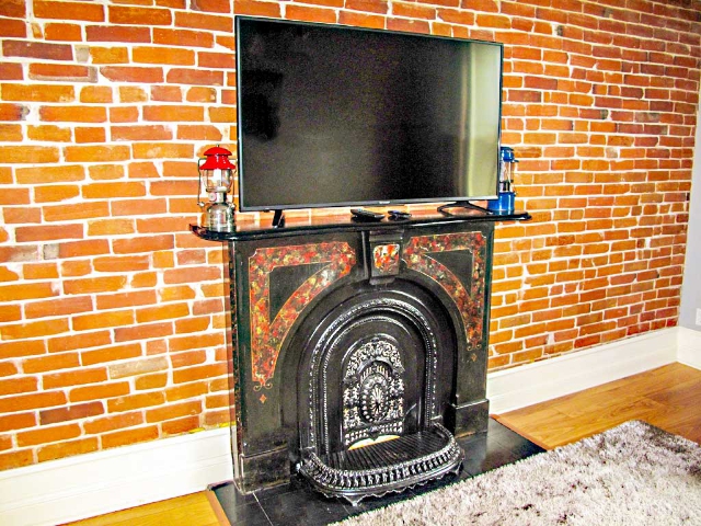 10 Patterson St. #304 - Marble Fireplace