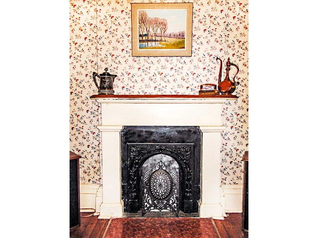 191 Charles Street - Coal Fireplace in Living Room