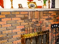 9 South Park Street - Family Room Masonry Fireplace